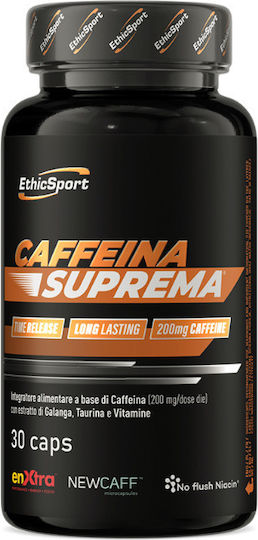 EthicSport Caffeina Suprema Ειδικό Συμπλήρωμα Διατροφής 26gr 30 κάψουλες