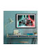 Poster Formula1 Mercedes Amg F023 21cm X 30cm Ramă Albă PVC 18x24