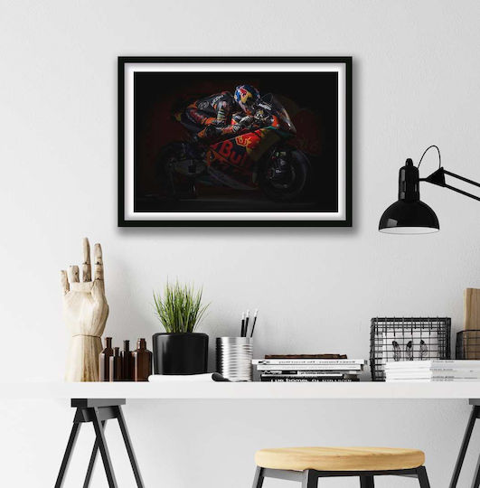 Poster Motogp Pol Espargaró Gp020 21cm X 30cm Λευκό Κάδρο Pvc 18x24
