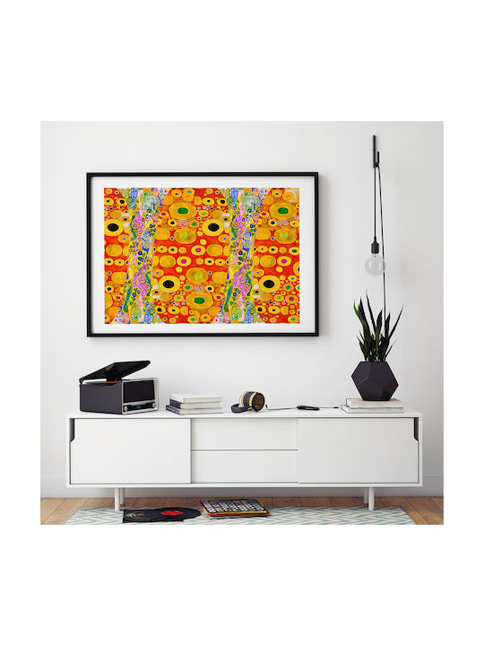 Poster Gustav Klimt Hoffnung Details Art150 21cm x 30cm Weißer Rahmen PVC 18x24