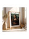 Poster Leonardo Da Vinci Mona Lisa Art159 21cm X 30cm Ramă Albă PVC 18x24