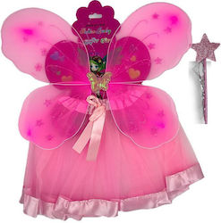 Fairy Set Pink Tutu Wings Wand