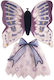 Pink Butterfly Set Skirt Wings