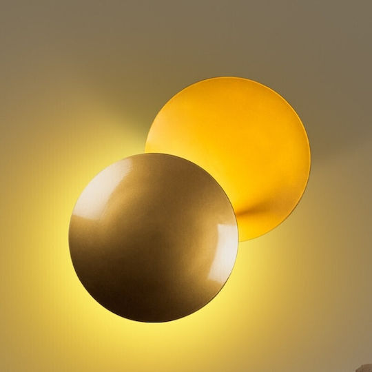 Megapap Mimoza Осветително тяло За стена Златист 25x16x25см.