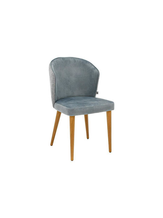 Sorella Dining Room Fabric Chair Denim 50x59x90cm 2pcs