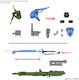 Gundam Option Parts Set Gunpla 2 Launchers Swords Striker Model Kit