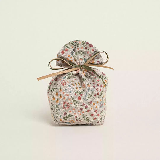 Pouch Base Design Multicolored Flowers 8cm X 12cm 390071 Ntampoudis Ntm-390071