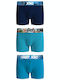Herren Boxershorts Multicolour mit Mustern 3Packung