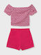 Kids' Set with Shorts Summer 2pcs Pink