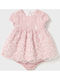 Children's Dress Short Sleeve Baby Pink