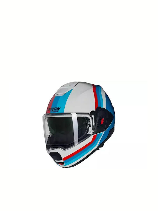 Nolan N120-1 Lineo 347 White / Blue / Red Κράνο...