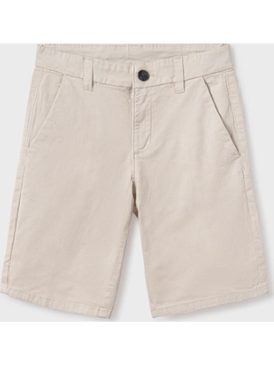 Mayoral Kids' Shorts/Bermudas Fabric Beige