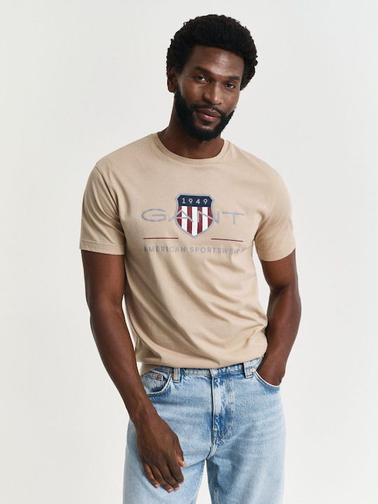 Archive Shield T-shirt Beige