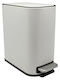 Ankor Metallic Bathroom Basket Soft Close 5lt White