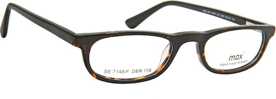 Max Se 7148/f Dbr Brown Tortoiseshell Acetate Frame