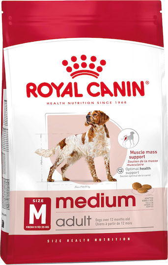 Royal Canin Medium Adult 15kg Dry Food for Adult Medium Breed Dogs with Poultry and Rice
