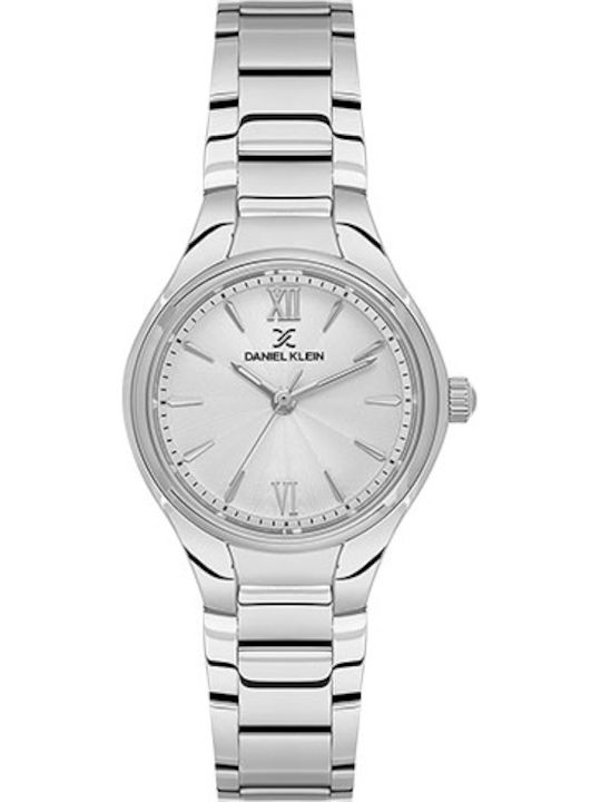 Daniel Klein Women's Watch with Silver Metal Bracelet