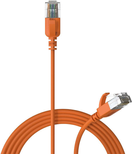 Procab U/UTP Cat.6 (Gigabit) Network Cable Ethernet 1m Orange