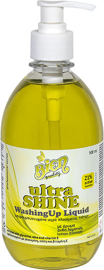 Ultrashine Ultra Concentrated Dishwashing Liquid 500 Lemon Blossom