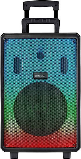 Rancore Karaoke Speaker with Wireless Microphones and Lighting Effects Black