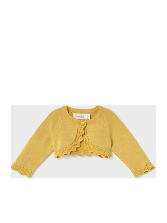Kinderstrickjacke Gestrickt Gelb