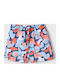 Mayoral Kids Swimwear Swim Shorts blue squirrel