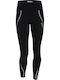 Superfit Evolution Καθημερινό Γυναικείο Cropped Κολάν Μαύρο