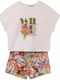 Kinder-Set mit Shorts Sommer 2Stück Pumpkin