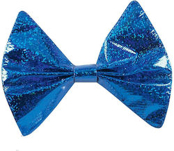 Carnival Accessory Metallic Blue Bow Tie