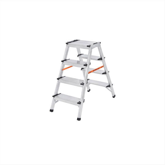 Step Ladder Aluminum 4 Steps 82cm