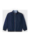 Kids' Casual Jacket Windproof Double Sided Navy Blue
