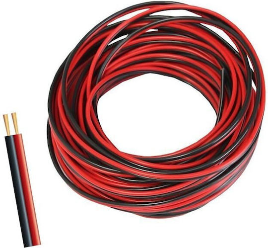 Καλώδιο Ήχου 100m Κόκκινο Μαύρο 2 X 0.75mm² Electrical Wire