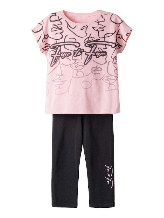 Evita Kinder-Set mit Leggings Sommer 2Stück Pink