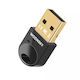 Mini Bluetooth 5.4 Adapter Wozinsky Wusb54ys Usb-a Receiver Transmitter Computer Black