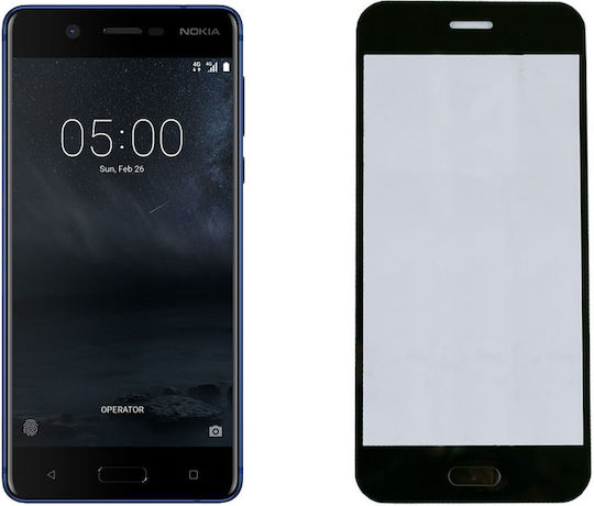 Idol 1991 2.5D 0.25mm Tempered Glass Black (Nokia 5)