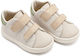 Babywalker Christening Leather Sneakers White Beige