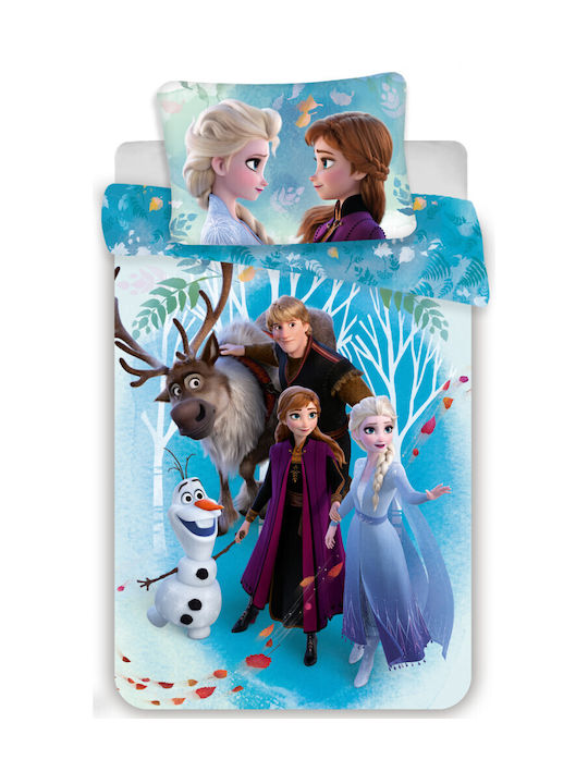 Disney Frozen Set Kids Duvet Cover Single with ...