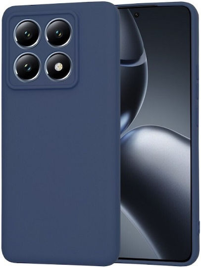 Back Cover Silicon Albastru marin (Xiaomi 14T)