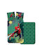Spiderman Set Kids Duvet Cover Single with Pillowcase Cotton Emerald 140x200cm