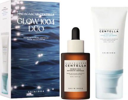 Skin1004 Madagascar Centella Glow 1004 Duo Skin Care Set for Moisturizing & Brightening 2 Pieces