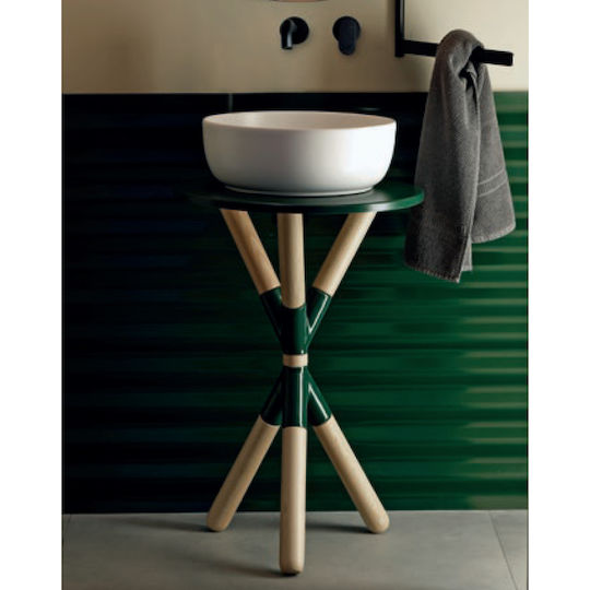 Scarabeo Blat cu Lavoar L52xW52xH76cm Musk