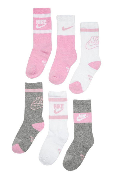 Nike Kids' Socks Pink 6 Pairs