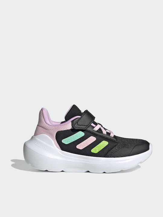 Tensaur Run 2.0 Αθλητικά Παιδικά Παπούτσια με Σκρατς Core Black / Clear Mint / Clear Pink