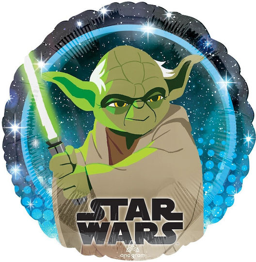 Folienballon 17 Star Wars Galaxy Yoda 43 cm
