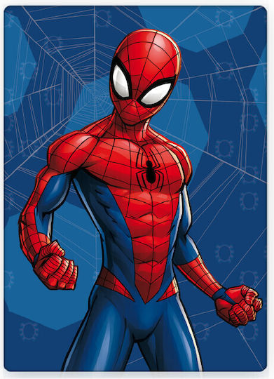 Spiderman Blanket Fleece Multicolored 100x140cm