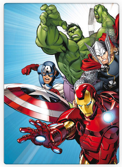 Avengers Decke Vlies Mehrfarbig 100x140cm