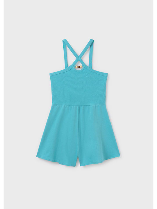 Kinderstoff-Overall-Shorts/Bermudas Agata Blau
