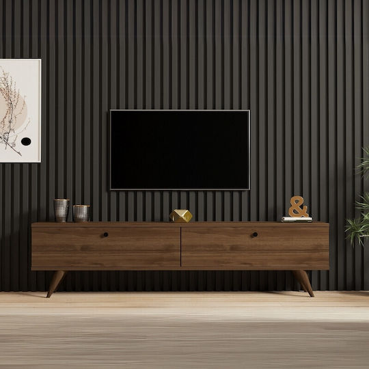 Paris Living Room TV Unit Walnut L160xW25xH35cm