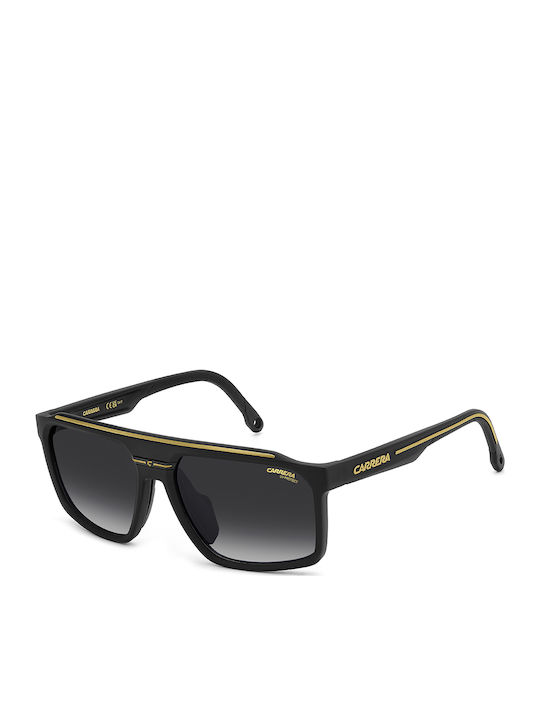 Carrera Sport Unisex Ochelari De Soare Cu Ramă Neagră Din Plastic Și Lentile Gri Degrade