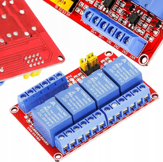 Ενότητα Ηλεκτρονόμων Rosfix 4 Καναλιών 5v H L 10a Arduino